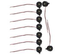 SECFOU 10Pcs 5V Active Piezoelectric Buzzer 3-24V Dc Continuous Sound Electronic Alarm for Security, Physics Experiments, and Game Applications