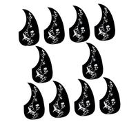 SECFOU 10pcs Acoustic Guitar Pickguard Scratch Plate Accessory for Guitar Enhance Appearance Protect from Wear