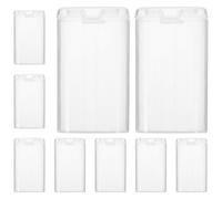 SECFOU 10pcs Plastic Battery Organizer Storage Box with 2 Slots Compact and Easy to Clean Battery Storage Case and Small Items