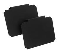 SECFOU 10pcs Removable PVC Label Clips for Basket Storage Bin Erasable Chalkboard Label Holders as Price Tags for Supermarket Store Organization