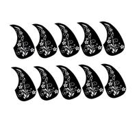 SECFOU 10pcs Scratch-resistant Guitar Pickguard for Acoustic Guitar Stylish Musicians Easy to Clean and Maintain