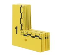 SECFOU 10pcs Shaped Evidence Markers with Scale Ruler Forensic Identification Cards for Crime Scenes and Accident Investigations Numbered