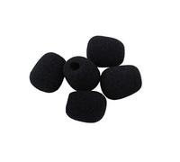 SECFOU 10pcs Small Lavalier Lapel Mic Windscreen Covers Black Microphone Windshield for Enhanced Sound Quality for Recording Studios Gamers and Headsets