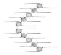 SECFOU 10pcs Stainless Steel Torsional Springs for Garbage Can Lid Replacement V-Shaped Springs for Pedal Bins and Rubbish Containers Space-Saving Design for Easy Maintenance and Smooth