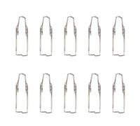 SECFOU 10pcs Trumpet Draining Springs Set Silver Iron Material Easy to Install Replacements Suitable for Most Trumpets on The Market