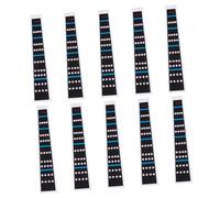 SECFOU 10pcs Violin Fretboard Stickers for 4/4 Violin Intonation Guide, Fingerboard Decals for Beginners and Adults, Sturdy Speech Finger Position Markers