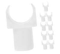 SECFOU 10pcs Wear-Resistant Wheelchair Support Blocks Set with Short Long Sliders Replacement Tube Support Parts for Drive Wheelchairs Enhancing Stability and Structural Strength