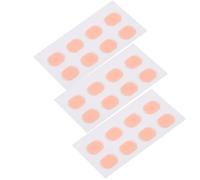 SECFOU 12 Pairs Self-Adhesive Beige Eva Foam Eyeglass Nose Pads Anti-Skid Soft Nose Pads for Frames and Flat Optical Frames, Comfortable Glasses Supplies for Daily Use