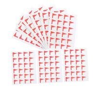 SECFOU 12 Sheets Flag Marker Stickers Small Label Stickers for Classification DIY Sticky Map Labels for Home Office Kitchen Reusable Containers Practical Organization Tags