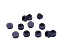 SECFOU 12pcs 32mm Black Rubber Screw Cap Decorative Cover for Furniture Cabinet Accessories Antiskid Function, Suitable for Furniture Decor and Car Use