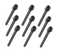SECFOU 12pcs Ebony Oud Tuning Pegs Replacement with Non-slip Knobs Black Crafts Peg Accessories Practical DIY Parts