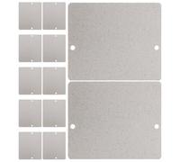 SECFOU 12pcs Mica Heat Insulation Sheets for Microwave Oven Replacement, Universal Flame Retardant Mica Protective Plate with Easy to Clean Surface, Suitable for Kitchen Appliances