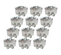 SECFOU 12pcs Silver Mining Car Box for Wedding Party and Birthday