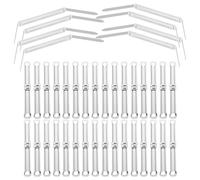 SECFOU 150pcs Metal Notebook Clips Binder Clips with Large Capacity Silver Metal Binding Well Polished and Convenient to Use for School and Office Document Organising