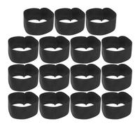 SECFOU 15pcs Mourning Band Funeral Mourning Band Strap Adjustable Elastic Twill Fabric Resistant to Deformation Black for Memorial Ceremonies and Other Occasions