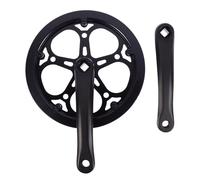 SECFOU 170mm Single Chain Crankset with 52t Teeth for Bike, Iron Material, Wear-resistant and Easy to Install, Suitable for Road and Single Speeds Bikes