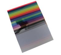 SECFOU 19pcs Color Correction Gel Sheets for Lights, Pvc Light Diffusion Film Translucent Overlay, Suitable for Dj Events and Theater Use, Educational Visual Tool for Students