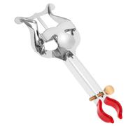 SECFOU 1pc Silver Trumpet Music Score Clip Music Binder for Sheet Holding Non- Design for Practice and Performance