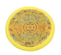 SECFOU 1pc Tibetan Buddhism Singing Bowl Cushion Handcrafted Sound Bowl Pad Unique Embroidered Meditation Mat Accessory for Mindfulness Practices and Giving