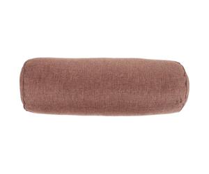 SECFOU 1Pcs Yoga Accessory Bolster Cushion for Yoga Cylinder-Shaped Practice Pillow with Anti-Slip Multi-Purpose Design Coffee Color Skin-Friendly Fabric for Postures