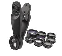 SECFOU 1set High-definition Camera Lens Kit for Smartphones Fisheye Wide Angle Macro and Lenses Easy Installation Design Compatible Phone Models