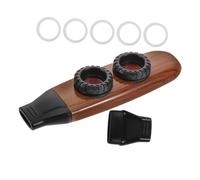 SECFOU 1set Kazoo Musical Instrument for Boy Girl Easy to Learn Resin Kazoo for Stage Performance Accompanies Guitar Ukulele Miniature Design Young Musicians