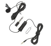 SECFOU 1set Lavalier Microphone for Recording Clip Mic for Lectures Interviews Vlogging Compatible Smartphones Cameras and Computers Cable