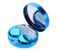 SECFOU 1set Quicksand Cosmetic Lens Case Travel-Friendly Invisible Box Durable Organizer for Friends Family
