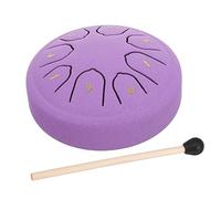 SECFOU 1set Steel Tongue Drum Tone Meditation Percussion Instrument for Beginners Durable Steel Construction for Music Education and Relaxation