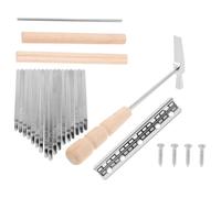 SECFOU 1set Tone Kalimba Accessories Kit for Thumb Piano Includes Keys Saddle Tuning Hammer and Screws for Crafting and Musical Replacement