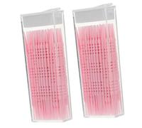 SECFOU 2 Boxes of Portable Interdental Brushes Compact Dental Cleaners for Daily Use Travel Outdoor Essential Dental Accessories for Effective Oral Hygiene