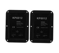 SECFOU 2 Pcs Speaker Junction Box Iron Wall Plate Speaker Terminal Cup for Stage Sound Recording and Audio Systems Easy Installation Stable Connection