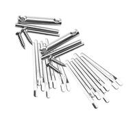 SECFOU 2 Sets DIY Kalimba 8 Keys Thumb Piano for Beginners Metal Finger Piano with Bright Sound, Good Resonance, Suitable for Recording and Outdoor Use