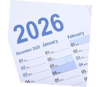 SECFOU 2 Sets Large Wall Planner Calendar Writable Yearly Organizer with Adhesive Backing Oversized Monthly Schedule Display Poster for Home Office School Events