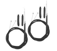 SECFOU 2 Sets Walker Brake Cable Replacement Kit for Folding Wheelchair Elderly Senior Mobility Aids Includes Parking Brake Cable Repair Kit for Rollator