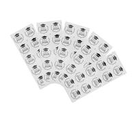 SECFOU 2026 Graduation Cap Stickers Black Gold, 5 Sheets Adhesive Labels 38mm for Water Bottle, Laptop, Party Favors and Invitation Seals, Graduate Celebration Decorations