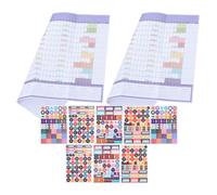 SECFOU 2026 Large Wall Calendar 2pcs, Jumbo Yearly Planner Poster in Navy Blue, Monthly Planner for Home and Office Organization, Oversized Printed Paper Wall Calendar