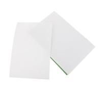 SECFOU 20pcs Crafting Felt Sheets for DIY Christmas and Craft Projects White and Green Felt Fabric 3D Craft Support with No Fraying A4 Size for Sewing and Patchwork