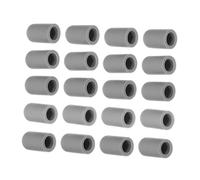 SECFOU 20pcs Drumstick Mute Tips Silicone Drumstick Caps for Noise Reduction Head Protection - Practical Aesthetic Accessories for Home Practice On-the-go