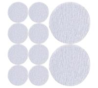 SECFOU 20pcs Multi-Functional Eyebrow Pencil Sandpaper Pads with Efficient Dry Sanding Paper Material, Silver Colour, for Beauty Routine and On-the-go Use