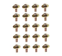 SECFOU 20pcs Snare Drum Replacement Screws Metal Lug Hook Mounting Parts for Drummers and Easy to Install Smooth Threads Compatible Drum Types