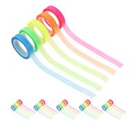 SECFOU 25 Rolls Sticky Highlighter Tape for Books and Calendars, Removable Pet Tape with Colour Coding and Portable Design, for Students and Professionals as Planner Accessories Or Travel