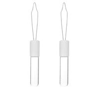 SECFOU 2pcs Acrylic Button Hook Dressing Aid for Elderly and Disabled, Versatile Design to Dressing Efficiency, Suitable for Pants and Zipper Pullers, Self-Dressing Assistance Tool