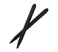 SECFOU 2pcs Black Dual-tip Universal Stylus Pens for Touch Screens and Interactive Whiteboards, Capacitive Screen Writing Pens for Teaching and Display Use