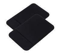 SECFOU 2pcs Black Fabric Adhesive Card Holders for Phone with Strong Adhesive and Non-Slip Features Stick-on Mobile Phone Back Pouch for Holding Credit Cards and Id