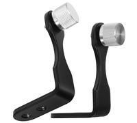 SECFOU 2pcs Black Iron Binocular Adapter Mount for Double and Single Telescope with Secure Connection and Versatile Use, Unique Shaped Sl ccessories for Photography and Outdoor
