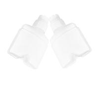 SECFOU 2pcs Breast Bottle Milk Breastfeeding Assist Bottle Complementary Nursing Container Supplementing Nutrition Breastfeeding Container White Plastic