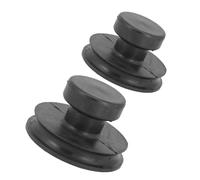 SECFOU 2pcs Buddha Singing Bowl Lifting Handles Rubber Suction Tool for Sound Therapy Easy to Carry