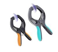 SECFOU 2pcs Cm/4.5cm Cell Phone Lcd Screen Separator Chuck Wrench Repair Tool with Green and Orange Plastic and Metal Crowbar for Easy Smartphone Repair