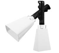 SECFOU 2pcs Cow Bells for Football Games Noise Makers Handles for Sporting Events Hand Bells for Party Cheer
